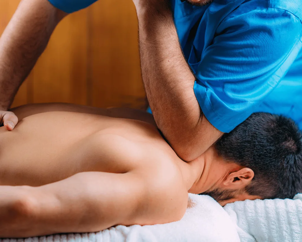 Upper-body manual recovery for loaded shoulders and traps